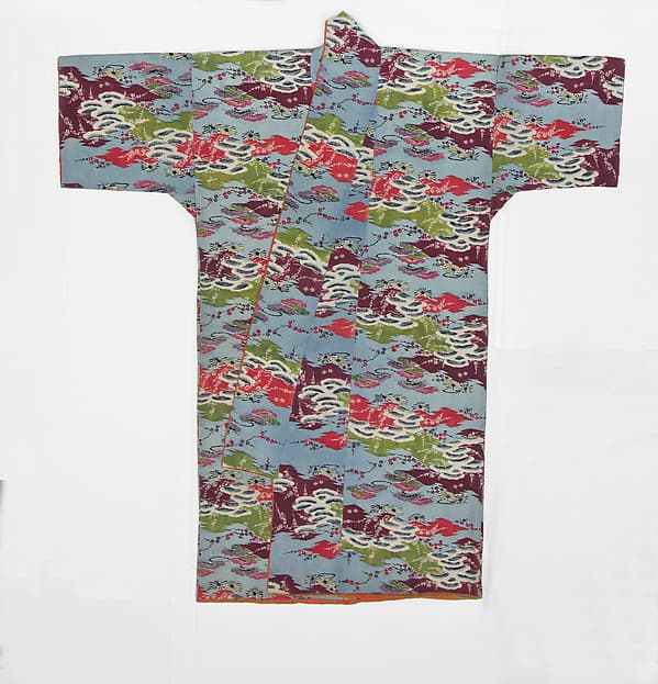 红型丝绸服